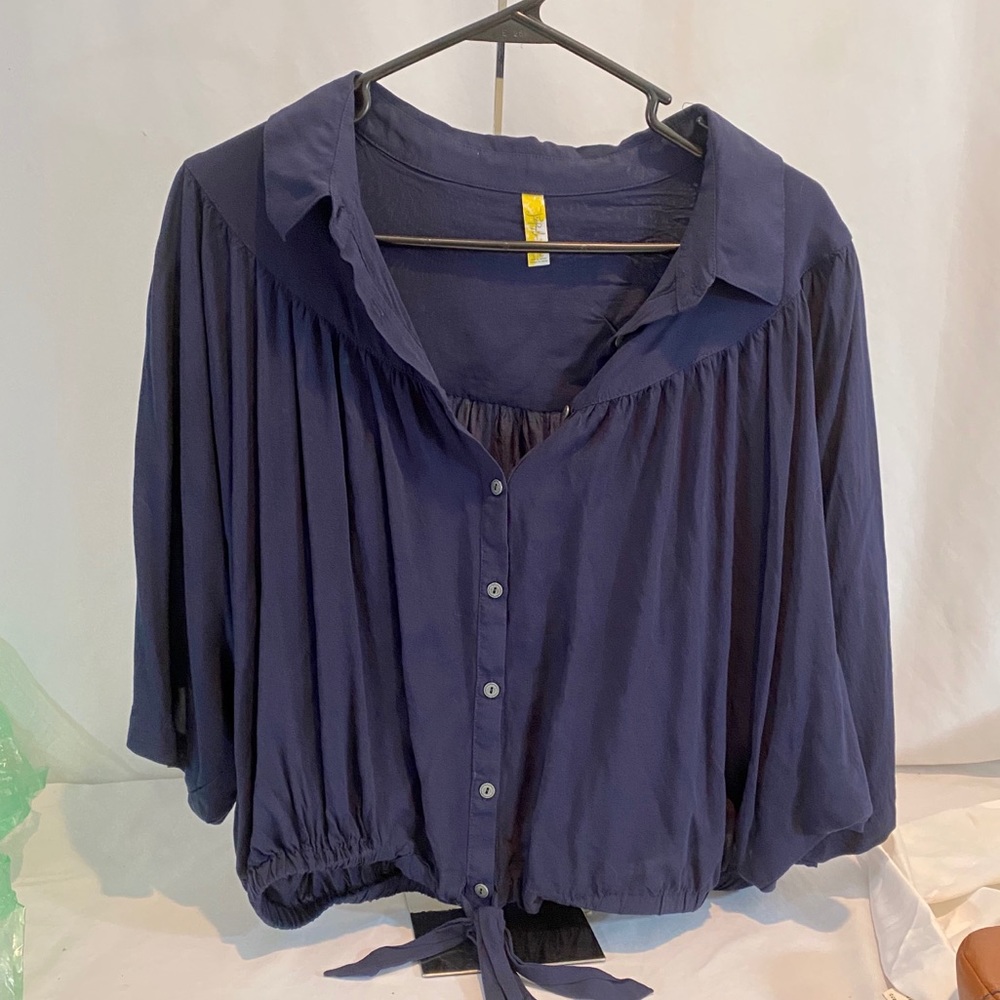 Free People button down